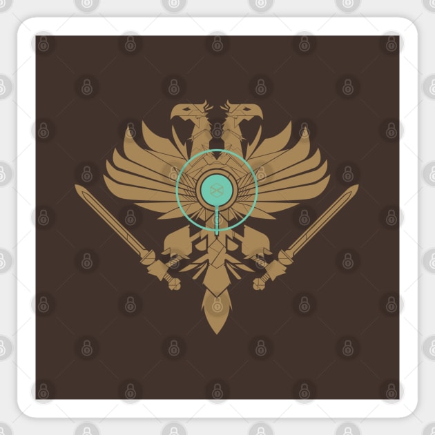 Crucible - Titan Sticker by BadBox